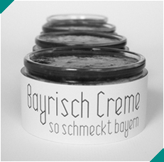 Bayrisch Creme, ein köstlicher Font